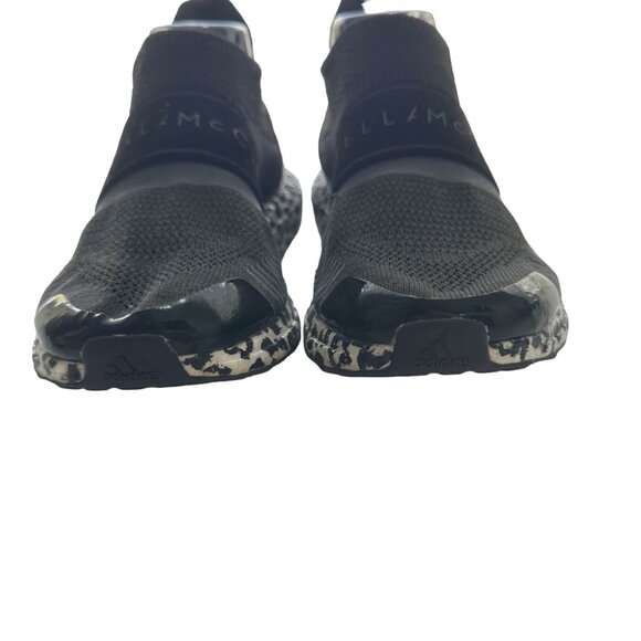 ADIDAS BY STELLA MCCARTNEY UltraBoost x 3D Sneakers Spellout 7.5 Leopard Black - Picture 3 of 12